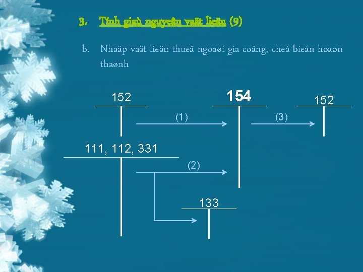 3. Tính giaù nguyeân vaät lieäu (9) b. Nhaäp vaät lieäu thueâ ngoaøi gia