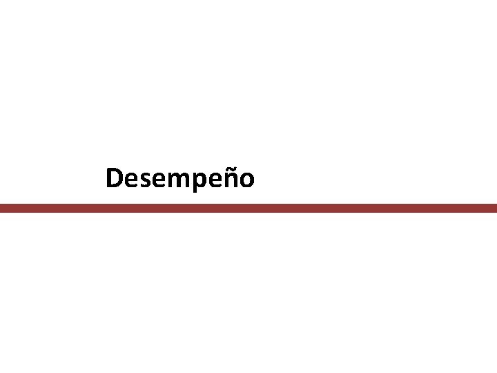 Desempeño 