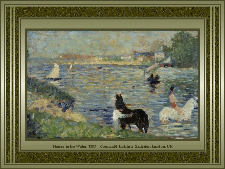 Horses in the Water, 1883 - Courtauld Institute Galleries, London, UK 