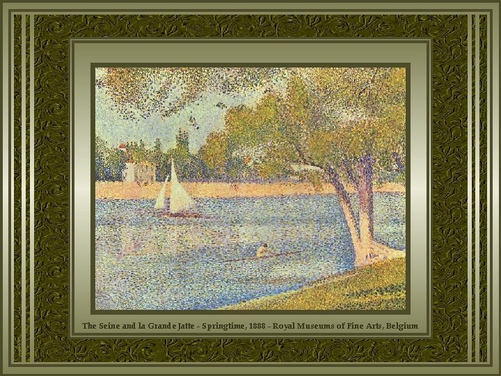 The Seine and la Grande Jatte - Springtime, 1888 - Royal Museums of Fine