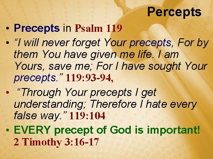 The Word of God Psalm 119 1 Words