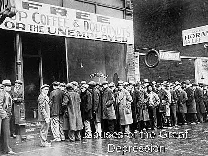 Causes of the Great Depression 