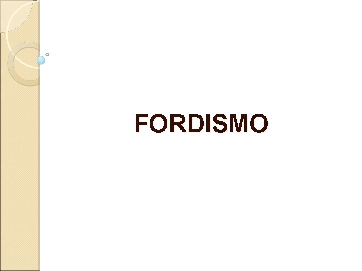 FORDISMO FORDISMO