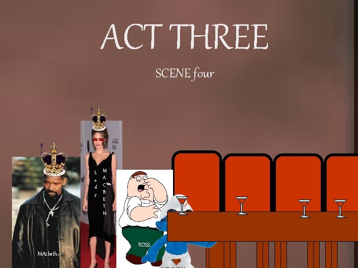 ACT THREE SCENE four L a d y M A C B E T