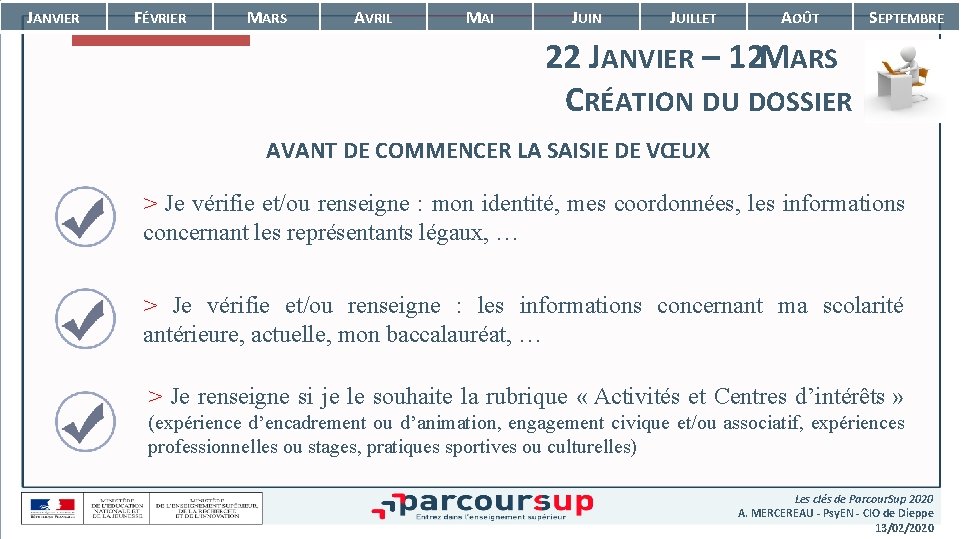 JANVIER FÉVRIER MARS AVRIL MAI JUIN JUILLET AOÛT SEPTEMBRE 22 JANVIER – 12 MARS JANVIER FÉVRIER MARS AVRIL MAI JUIN JUILLET AOÛT SEPTEMBRE 22 JANVIER – 12 MARS