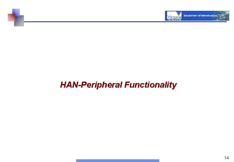 HAN-Peripheral Functionality 14 14 