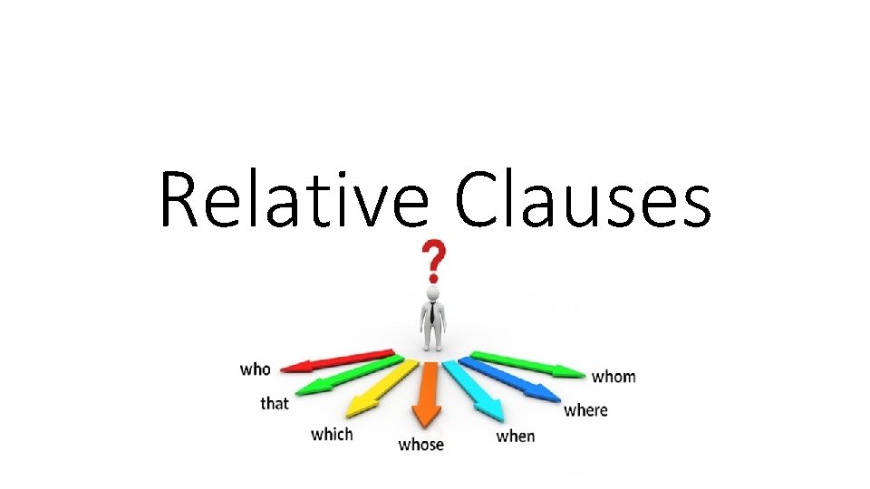 Relative Clauses 