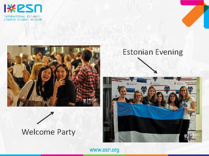 Estonian Evening Welcome Party www. esn. org 