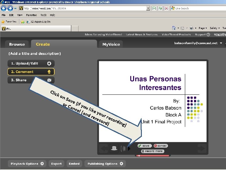 Clic ko n. S av or C e (if yo anc u el ( Clic ko n. S av or C e (if yo anc u el (