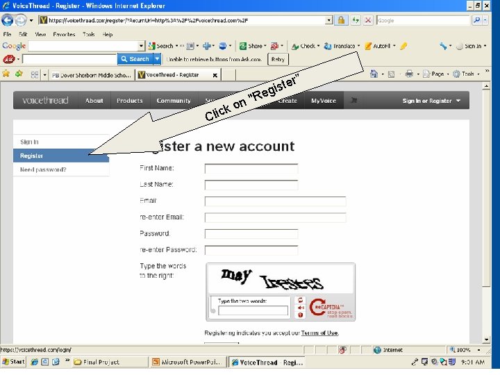 e r” e t s gi k Clic "R on e r” e t s gi k Clic "R on