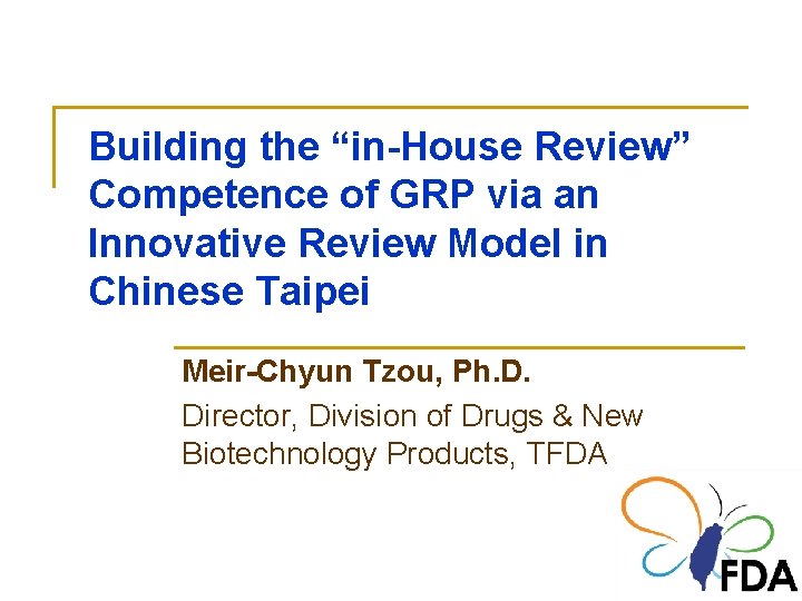 Building the “in-House Review” Competence of GRP via an Innovative Review Model in Chinese