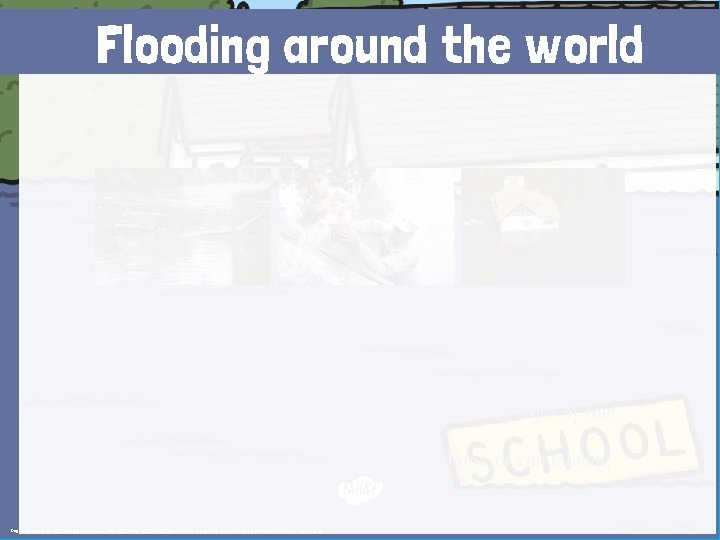 Flooding around the world A flood is an overflow of water that covers land