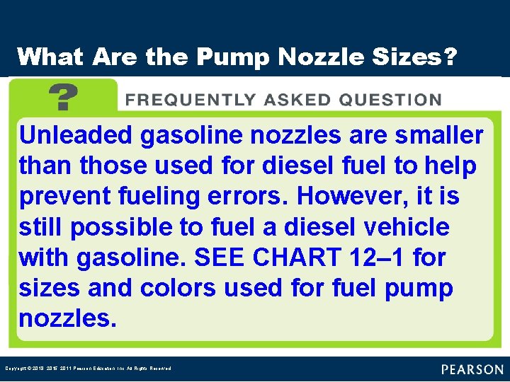 What Are the Pump Nozzle Sizes? Unleaded gasoline nozzles are smaller than those used