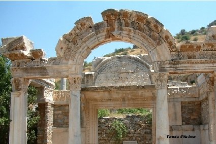 la voie sacrée l'agora temple de Domitien l'Odéon Ephès e la bibliothèque de Celsius