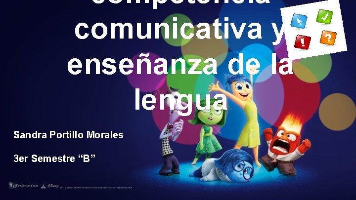 competencia comunicativa y enseñanza de la lengua Sandra Portillo Morales 3 er Semestre “B”