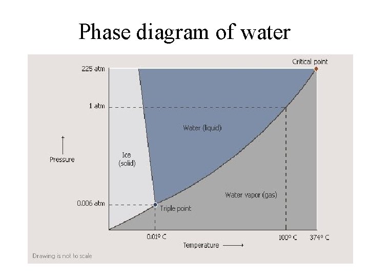 Phase diagram of water 