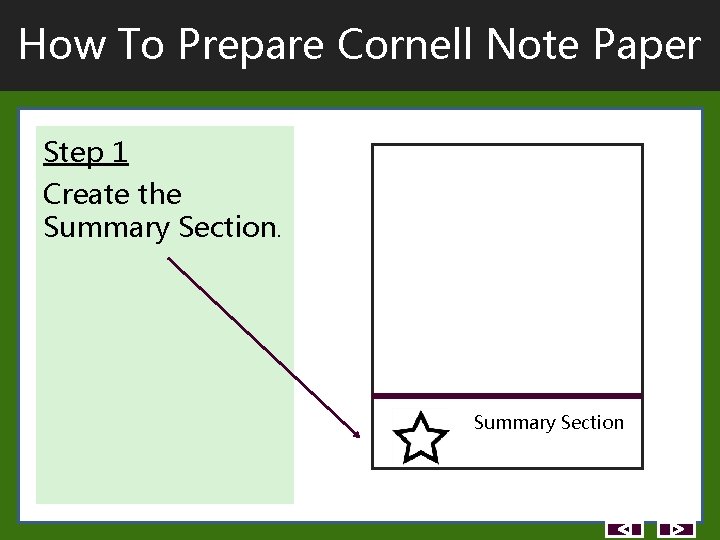 How To Prepare Cornell Note Paper Step 1 Create the Summary Section How To Prepare Cornell Note Paper Step 1 Create the Summary Section
