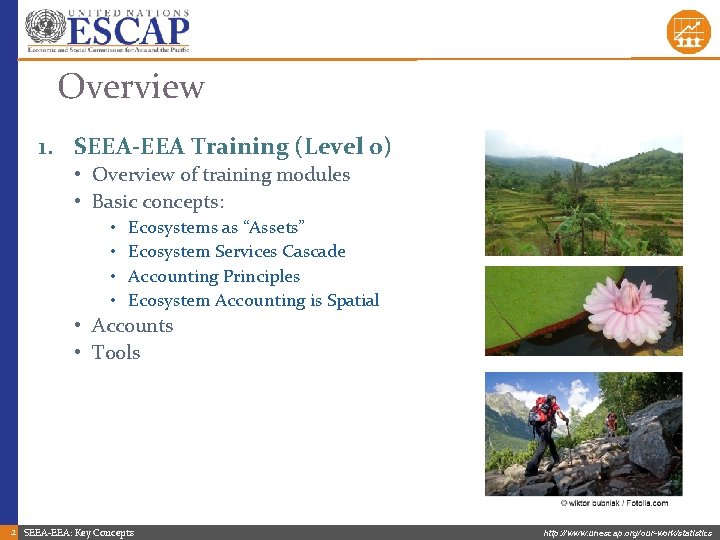 Overview 1. SEEA-EEA Training (Level 0) • Overview of training modules • Basic concepts: