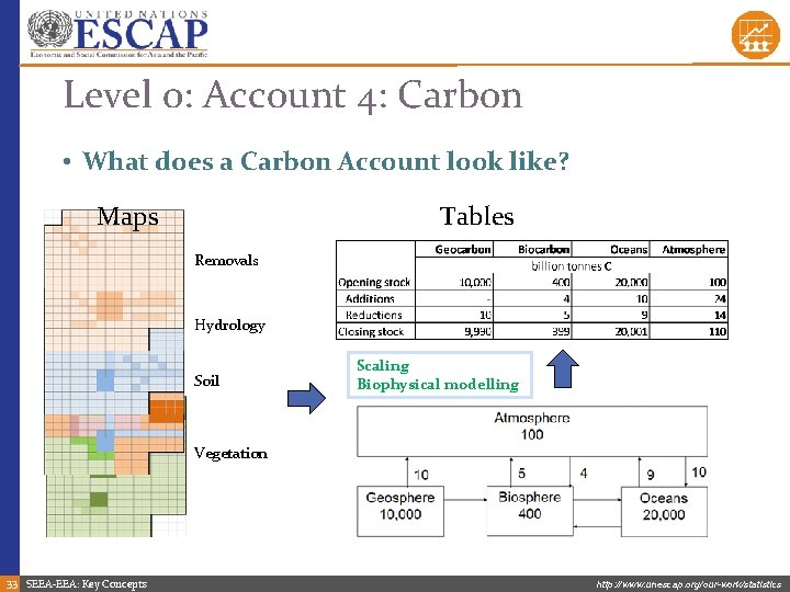 Level 0: Account 4: Carbon • What does a Carbon Account look like? Maps