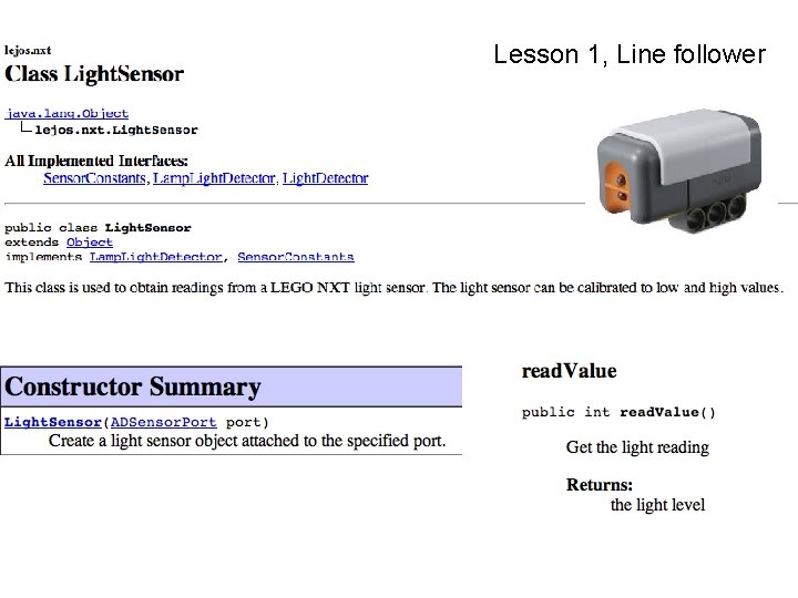 Light Sensor Code Lego Sensors and sensing electrical signal digital signal LEGO