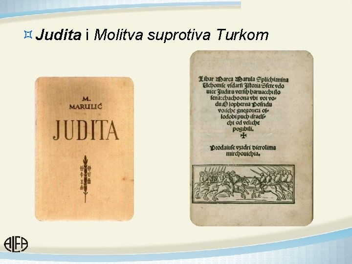 ³Judita i Molitva suprotiva Turkom 