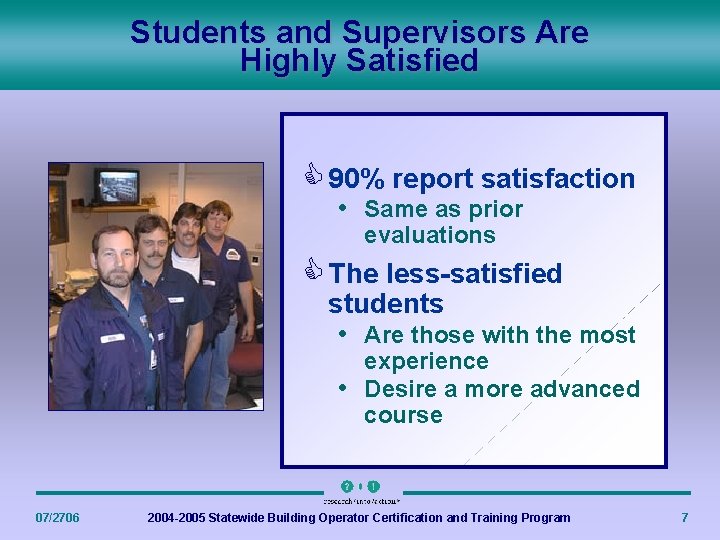 2004 2005 Statewide Building Operators Certification and Training