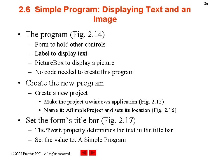 2. 6 Simple Program: Displaying Text and an Image • The program (Fig. 2. 2. 6 Simple Program: Displaying Text and an Image • The program (Fig. 2.