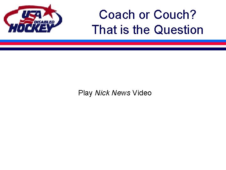 Coach or Couch? That is the Question Play Nick News Video 