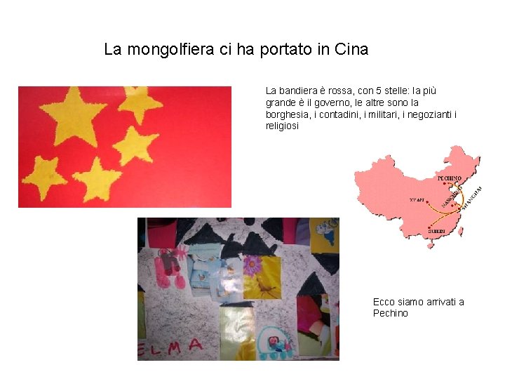 La mongolfiera ci ha portato in Cina La bandiera è rossa, con 5 stelle: