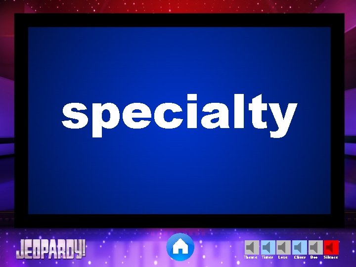 specialty Theme Timer Lose Cheer Boo Silence 