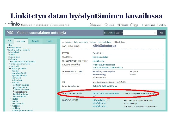 Linkitetyn datan hyödyntäminen kuvailussa 