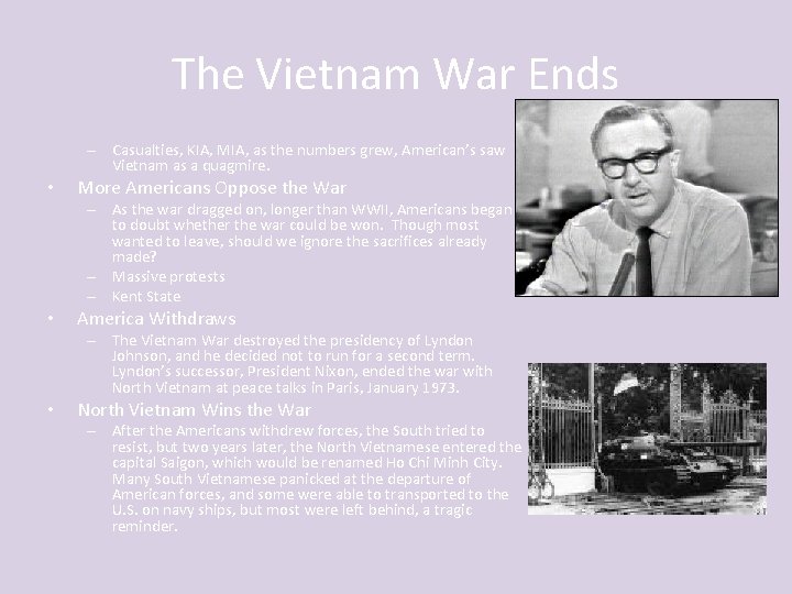 The Vietnam War Ends – Casualties, KIA, MIA, as the numbers grew, American’s saw