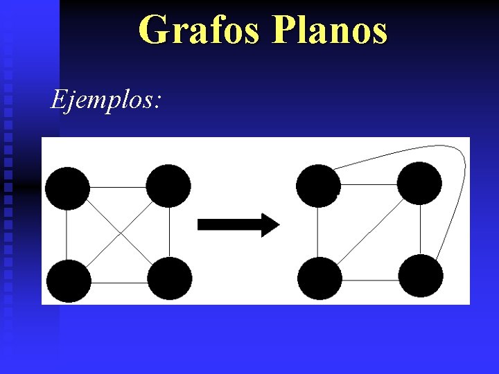 Grafos Planos Ejemplos: 