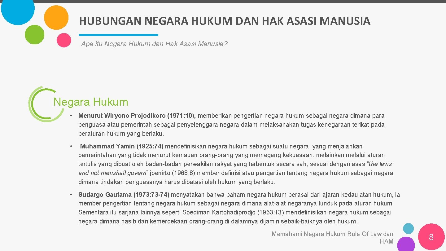 HUBUNGAN NEGARA HUKUM DAN HAK ASASI MANUSIA Apa itu Negara Hukum dan Hak Asasi