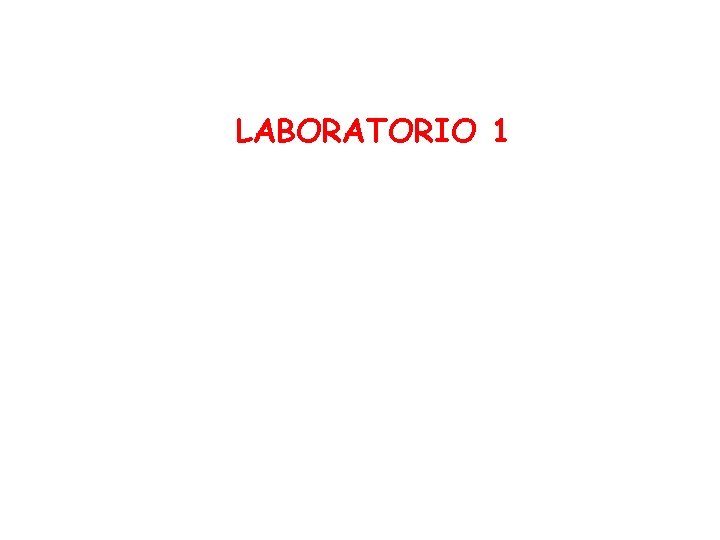 LABORATORIO 1 