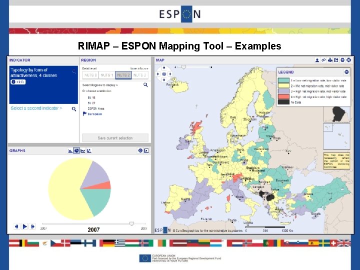 RIMAP – ESPON Mapping Tool – Examples 7 