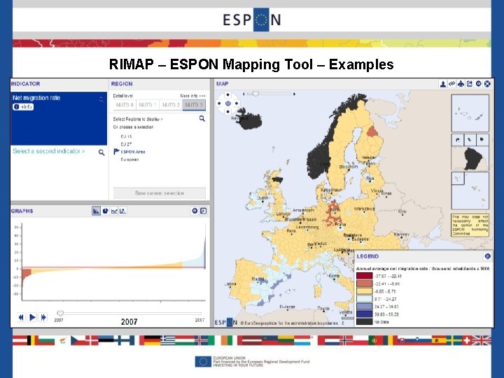 RIMAP – ESPON Mapping Tool – Examples 8 
