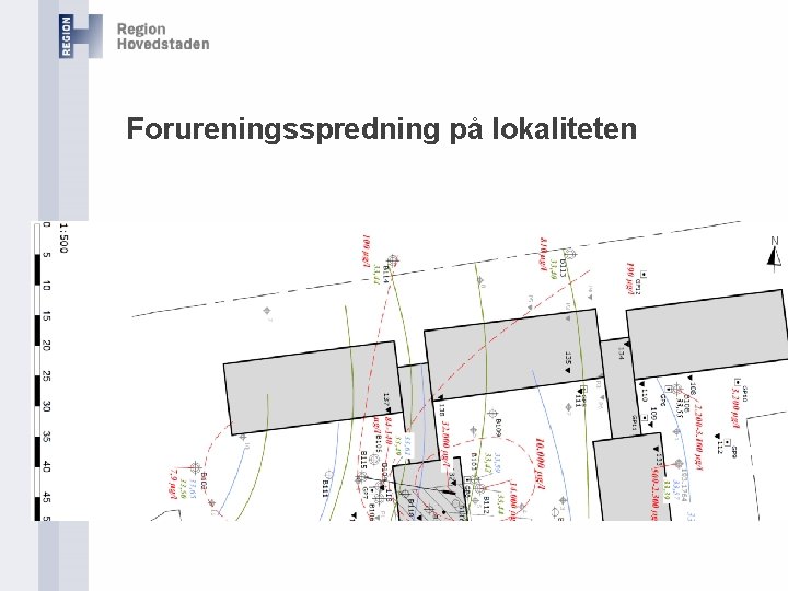 Forureningsspredning på lokaliteten 