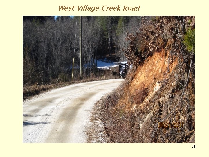 West Village Creek Road 20 