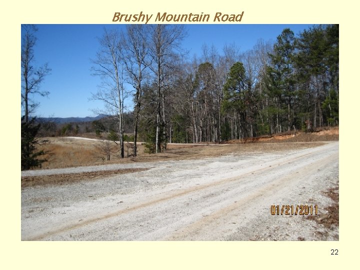 Brushy Mountain Road 22 