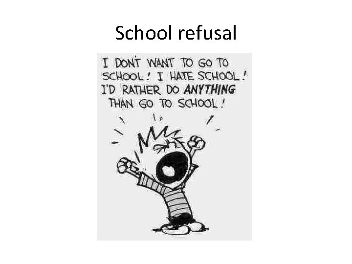 School refusal 