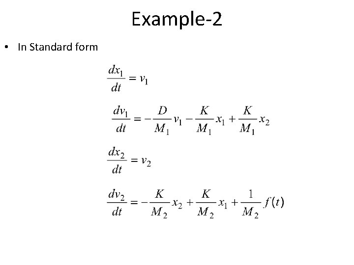 Example-2 • In Standard form 