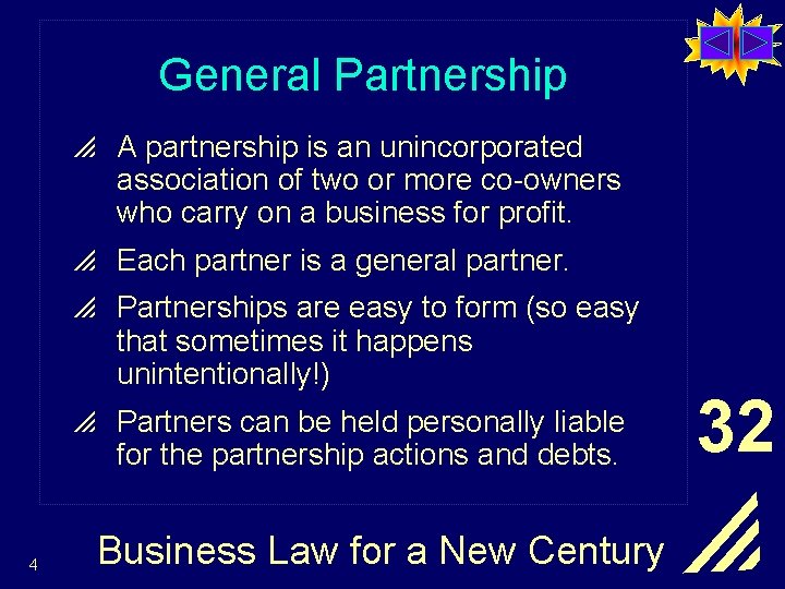 General Partnership p A partnership is an unincorporated association of two or more co-owners