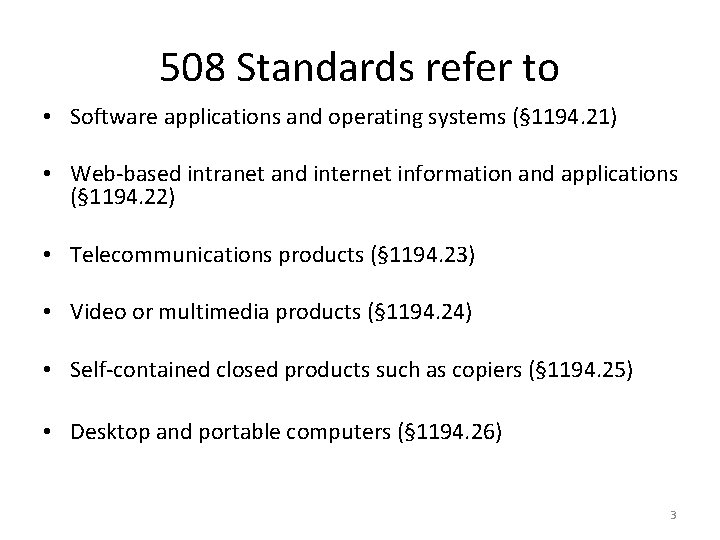 508 Program Accessible Web Instructional Materials 1 Section 508 Web
