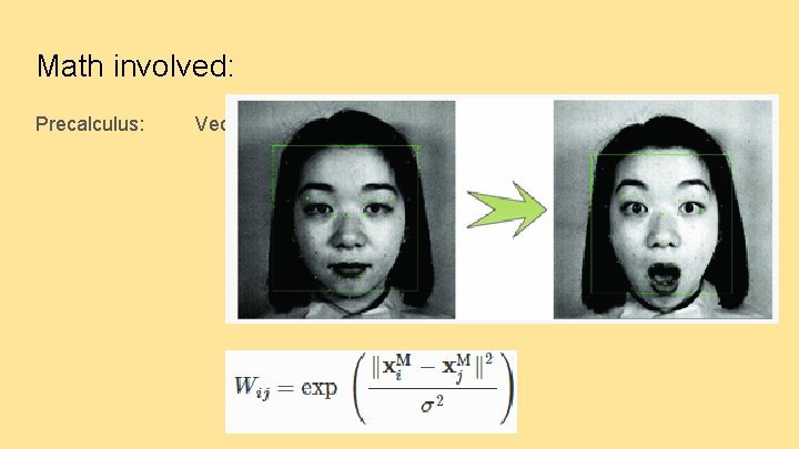 Math involved: Precalculus: Vectors 