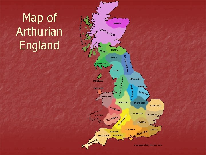 Map of Arthurian England 