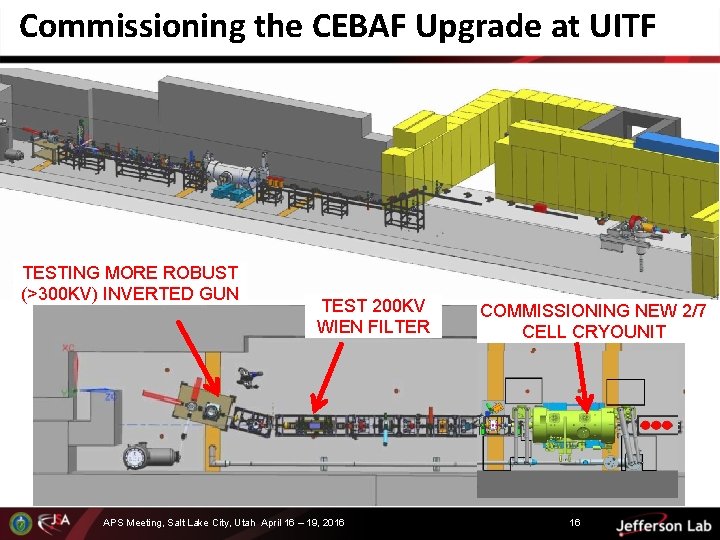 Commissioning the CEBAF Upgrade at UITF TESTING MORE ROBUST (>300 KV) INVERTED GUN TEST