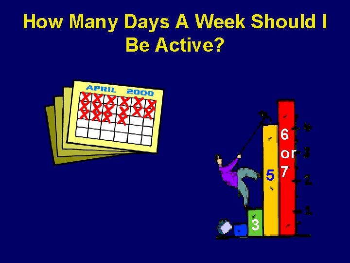 How Many Days A Week Should I Be Active? 6 or 57 3 How Many Days A Week Should I Be Active? 6 or 57 3
