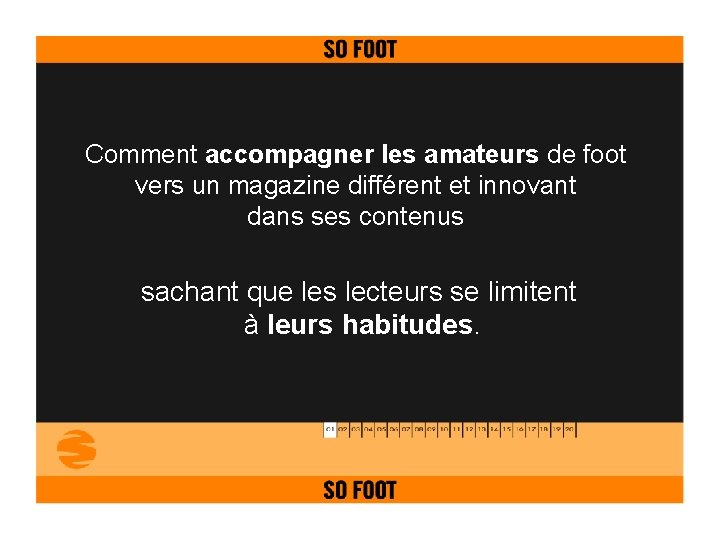 Comment accompagner les amateurs de foot vers un magazine différent et innovant dans ses