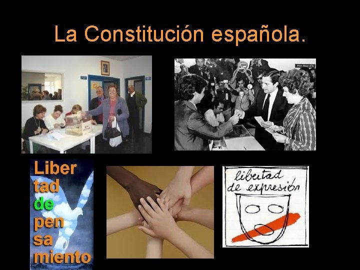 La Constitución española. 